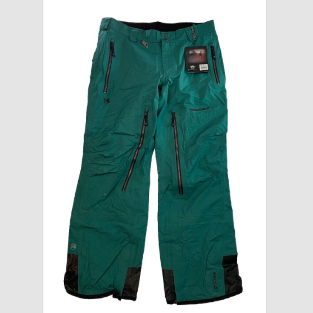 Home School Snowboarding Pants Mens 2XL Heavy Days II Pant Teal Black